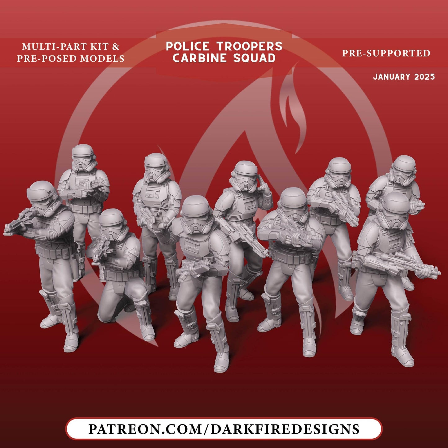 Police Troopers Carbine Squad