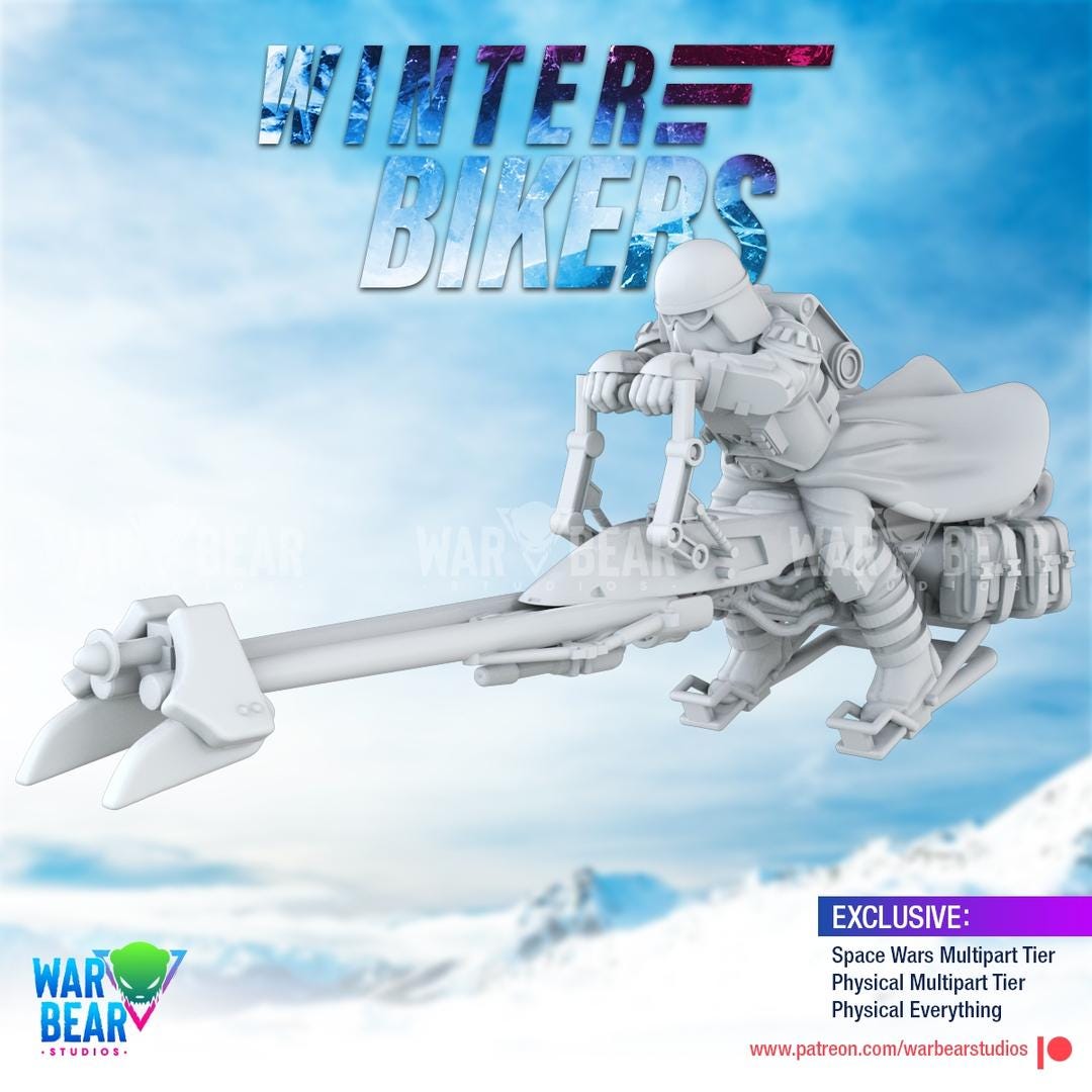 Winter Bikers by War Bear Studios