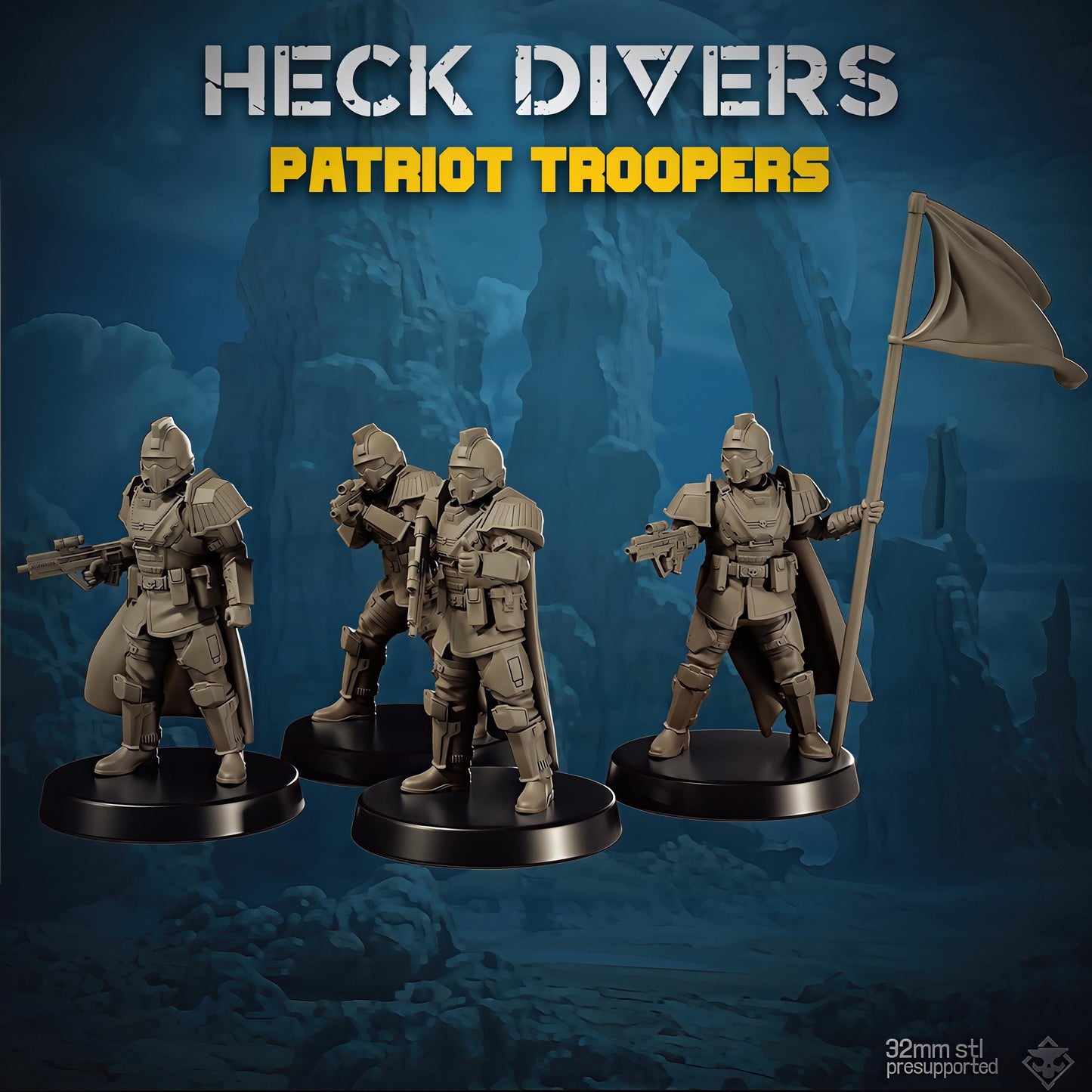 Heck Divers Patriot Troopers by Skullforge