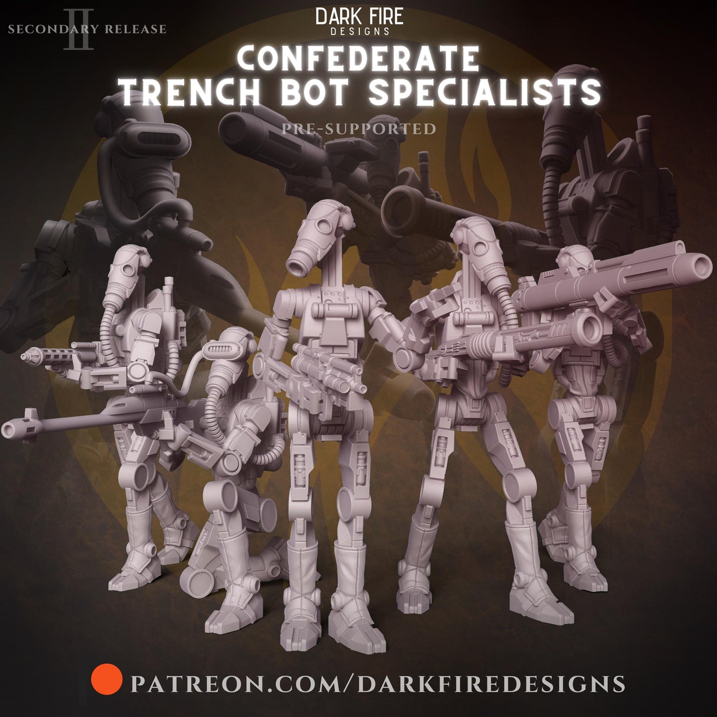 Trench Bot Specialists by Dark Fire Design