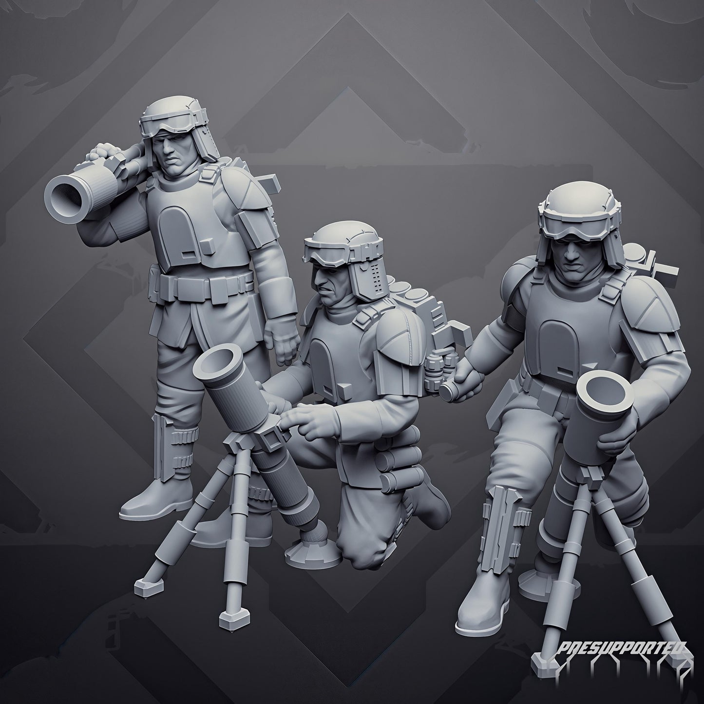 Authority Field Mortar Troopers by Skullforge