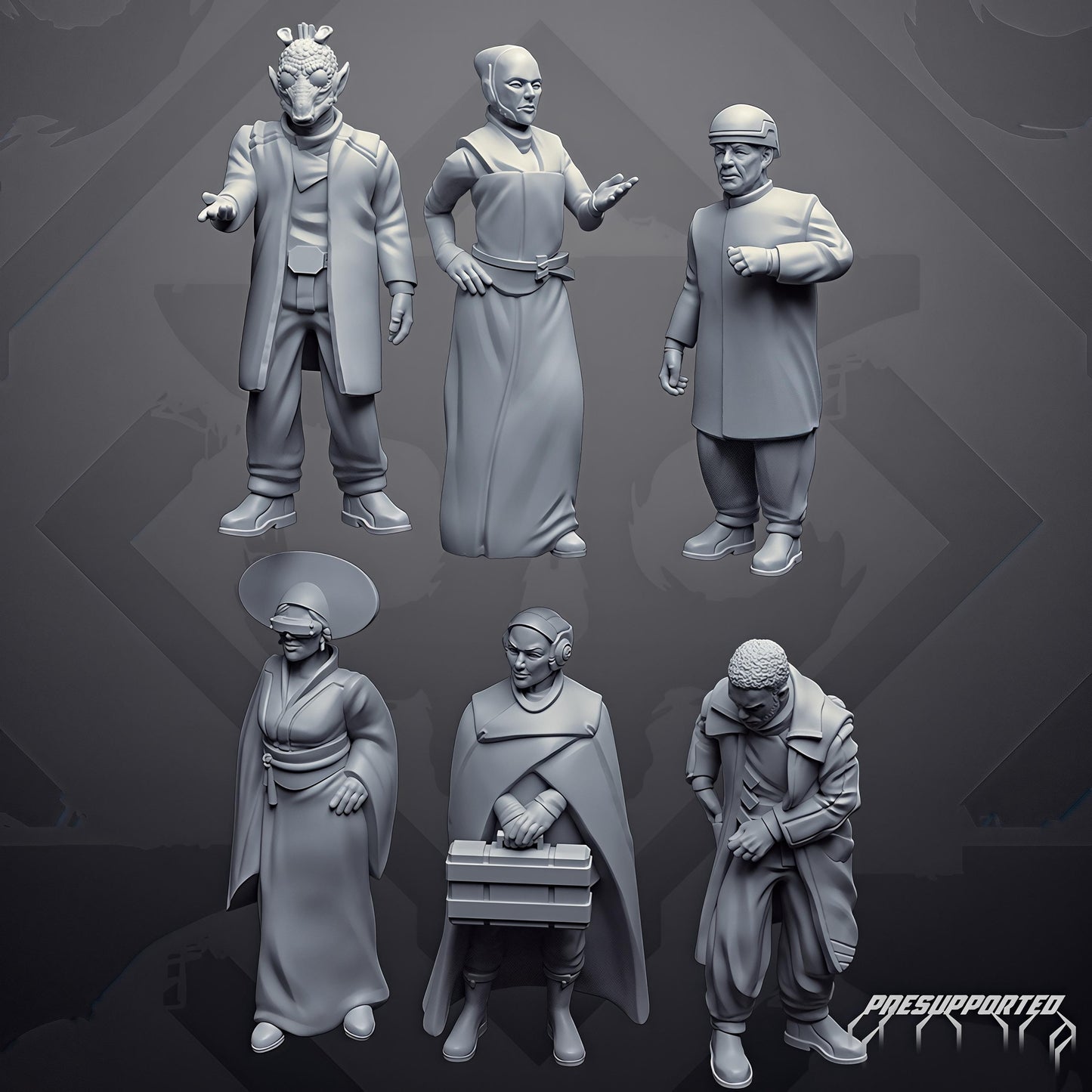 Galactic Civilians Set 4 by Skullforge