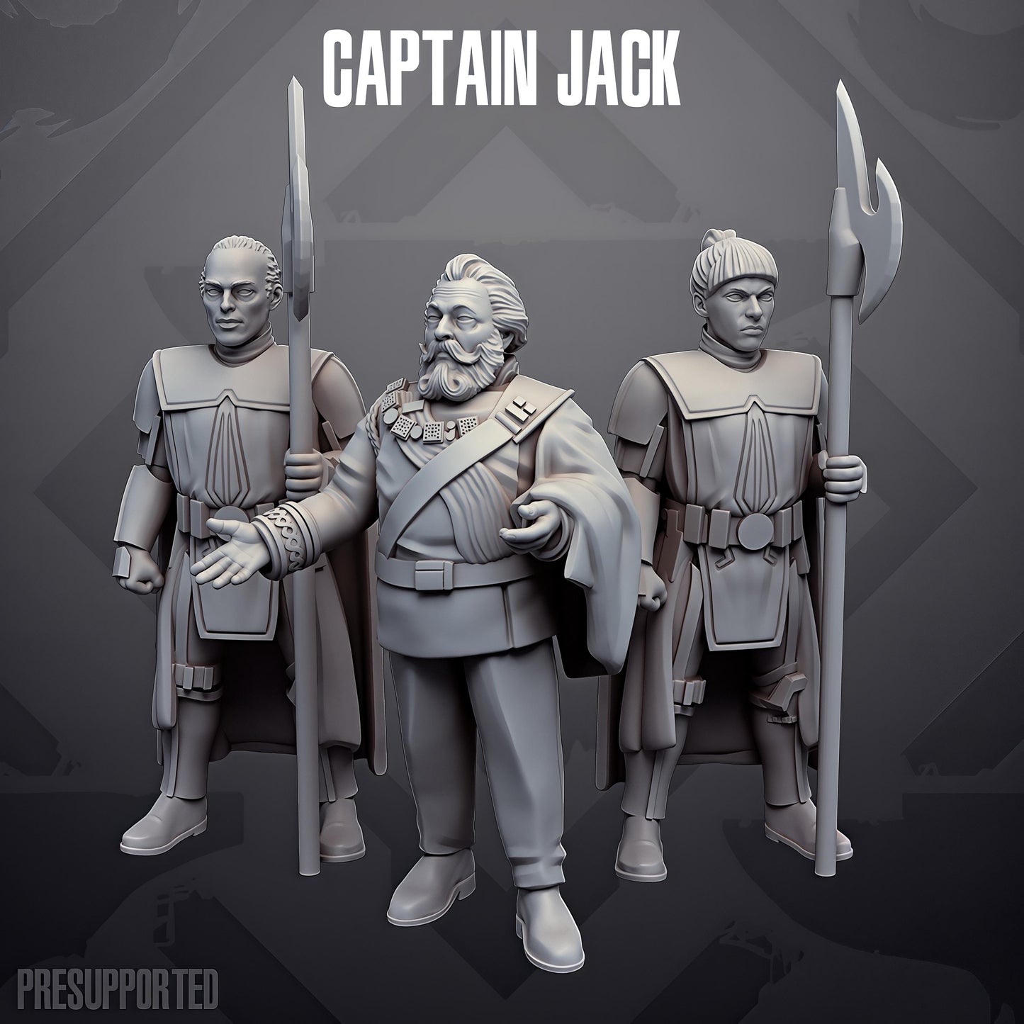 Captain Jack and Guards by Skullforge