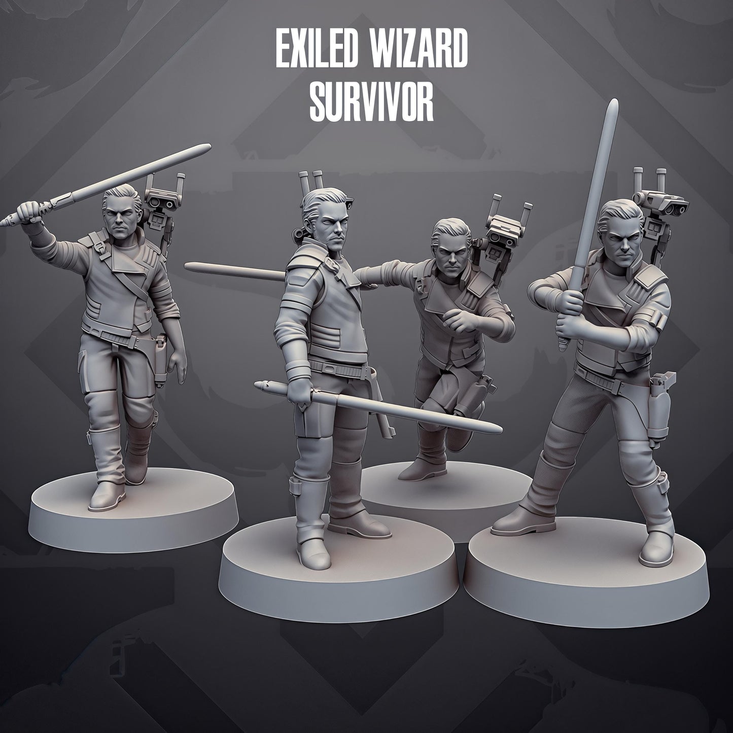 Exiled Wizard Survivor by Skullforge
