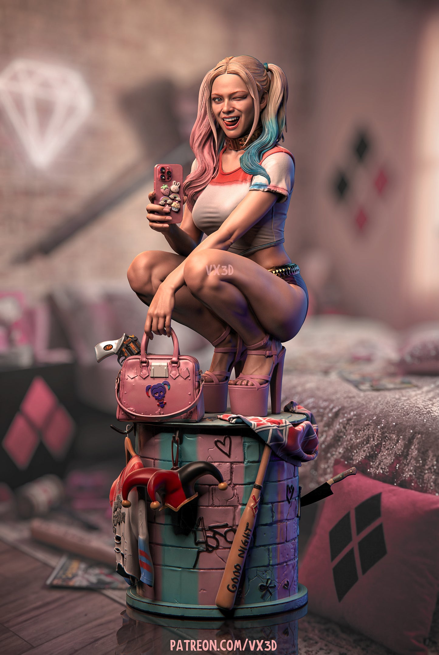 Harley Quinn Trouble in Pink (Suicide Squad)