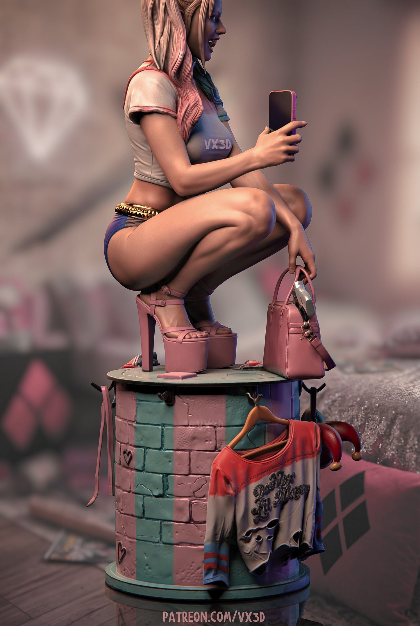 Harley Quinn Trouble in Pink (Suicide Squad)