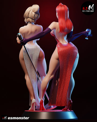 Jessica Rabbit and Holly Would (Who Framed Roger Rabbit)