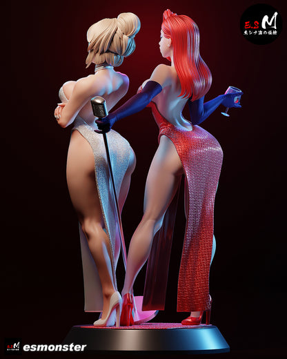 Jessica Rabbit and Holly Would (Who Framed Roger Rabbit)