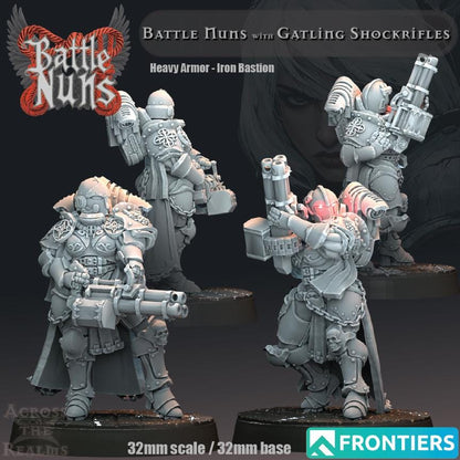 Battle Nuns - Gatling Shockrifles