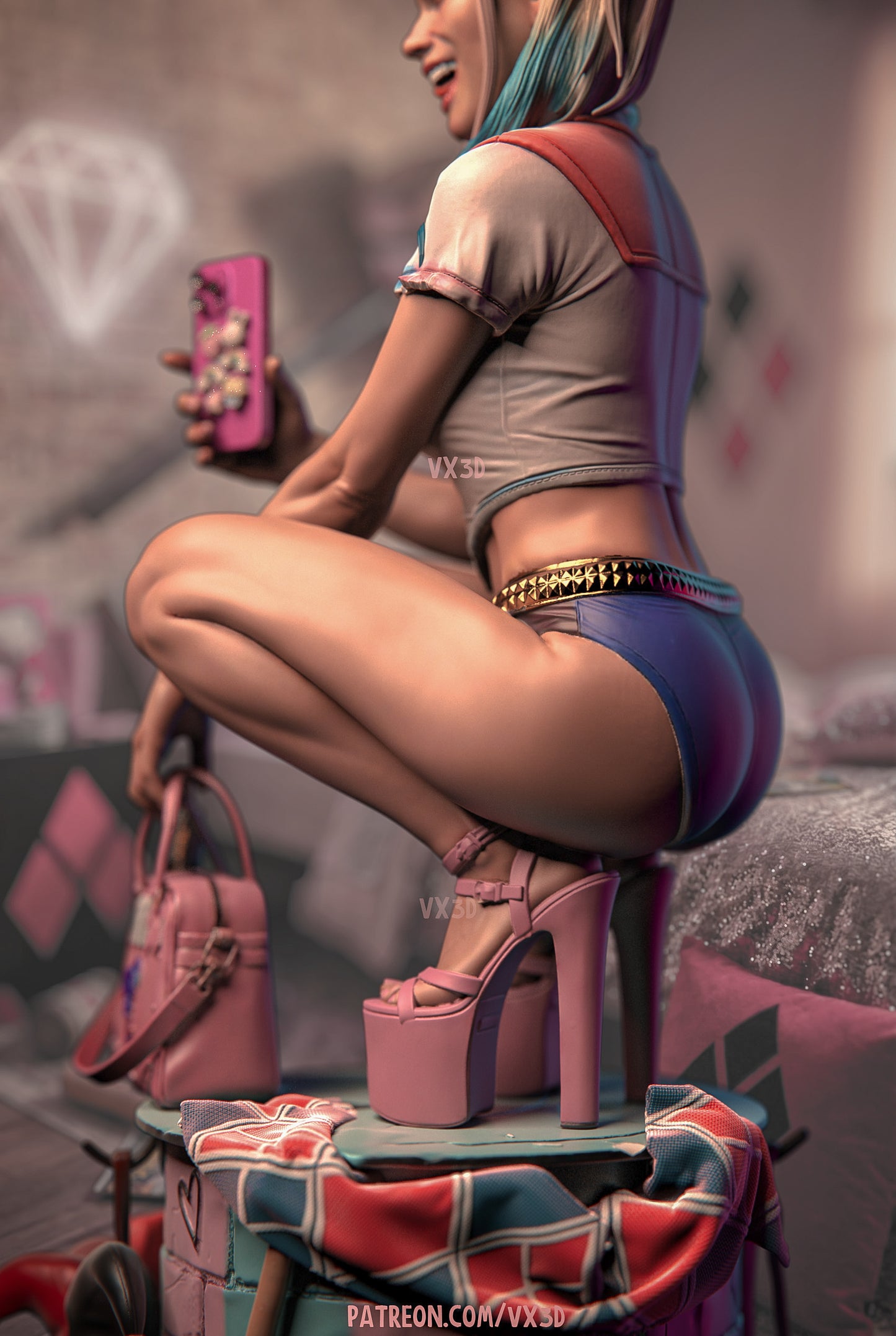 Harley Quinn Trouble in Pink (Suicide Squad)