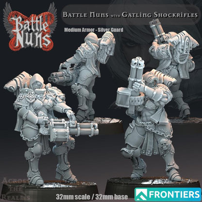 Battle Nuns - Gatling Shockrifles