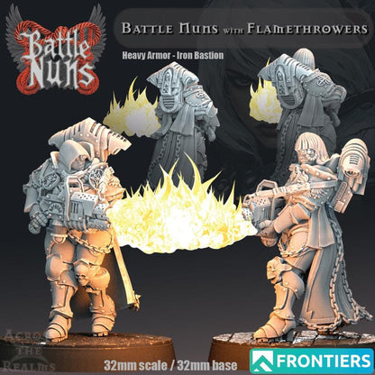 Battle Nuns - Flamethrowers