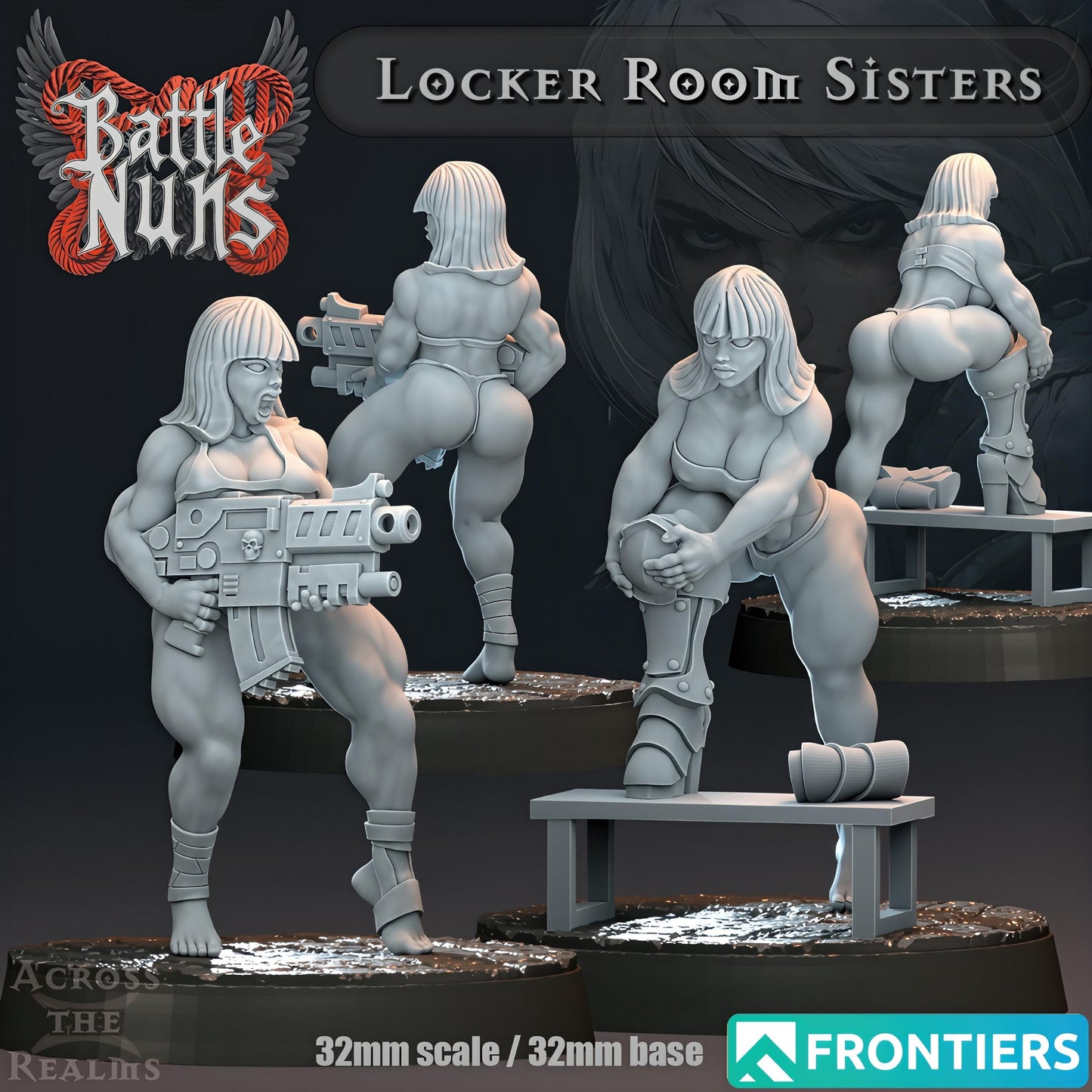 Battle Nuns - Locker Room Sisters Guns