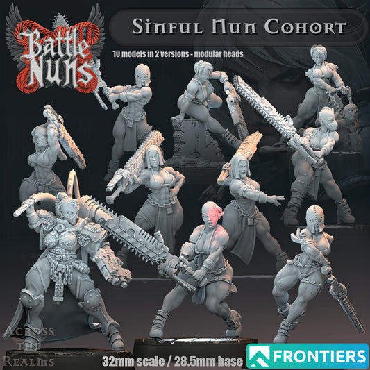Battle Nuns - Sinful Nun Cohort 10x