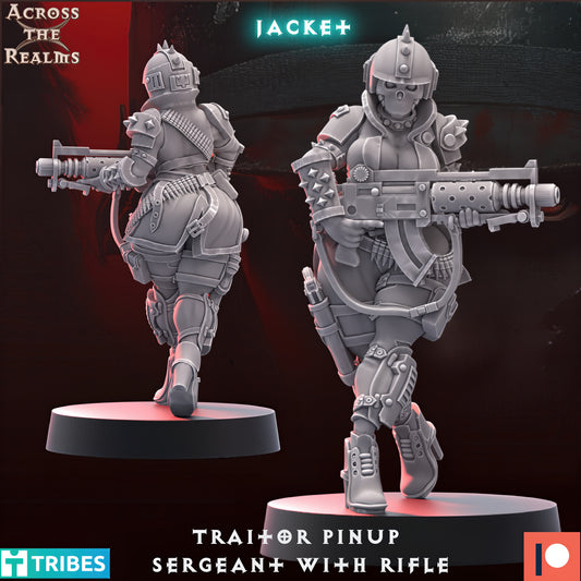 Traitor Pinups - Traitor Pinup Sergeant with Rifle