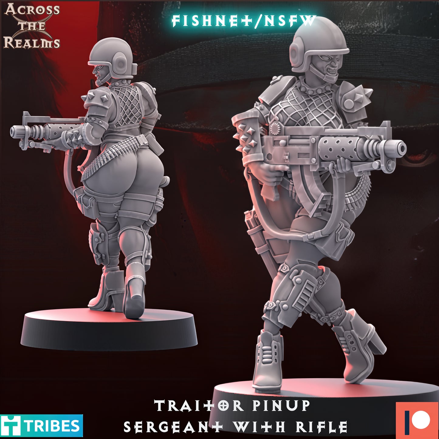 Traitor Pinups - Traitor Pinup Sergeant with Rifle