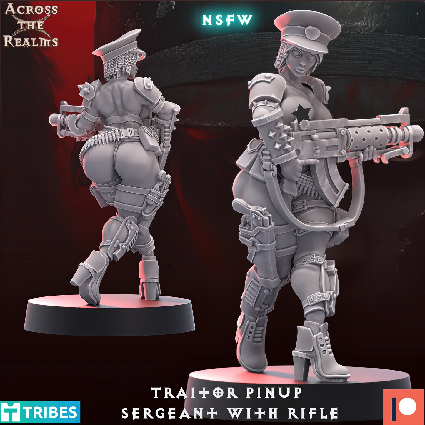 Traitor Pinups - Traitor Pinup Sergeant with Rifle