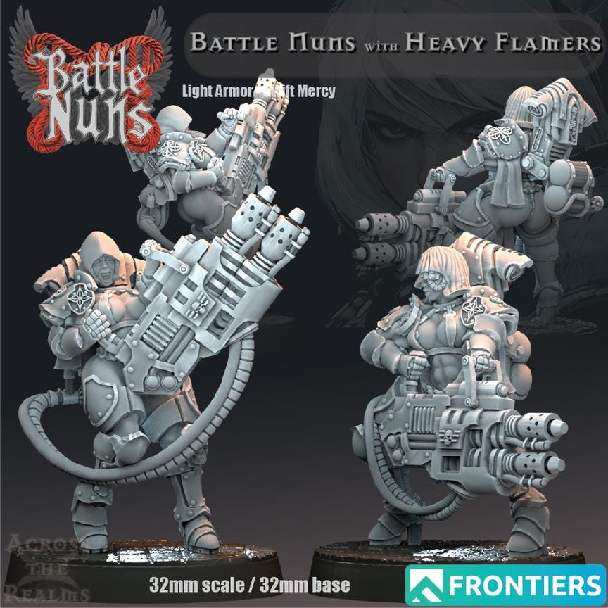 Battle Nuns - Heavy Flamers