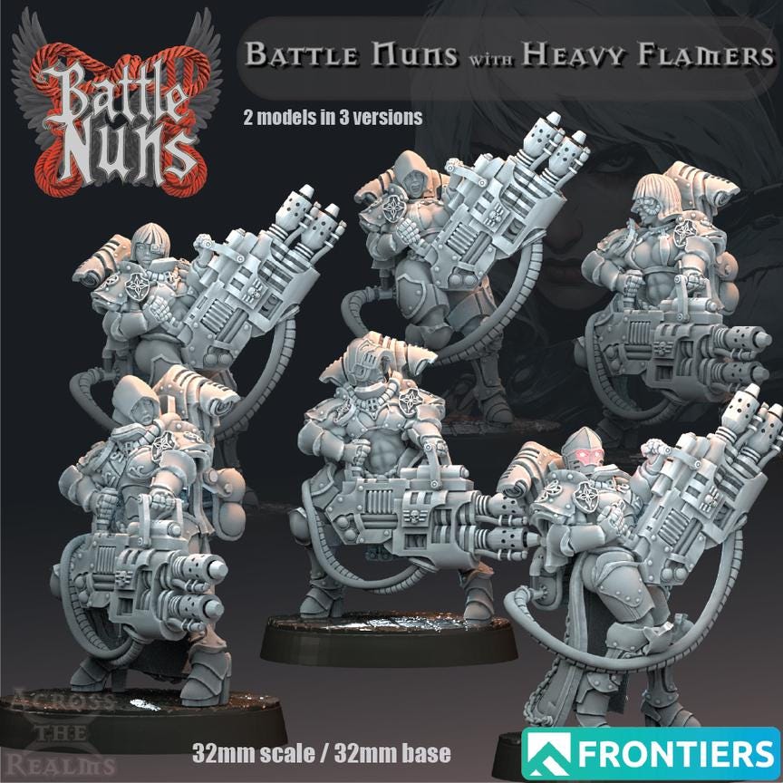 Battle Nuns - Heavy Flamers