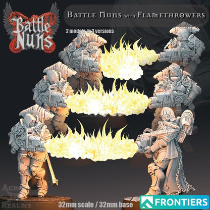 Battle Nuns - Flamethrowers
