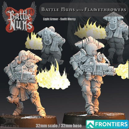Battle Nuns - Flamethrowers