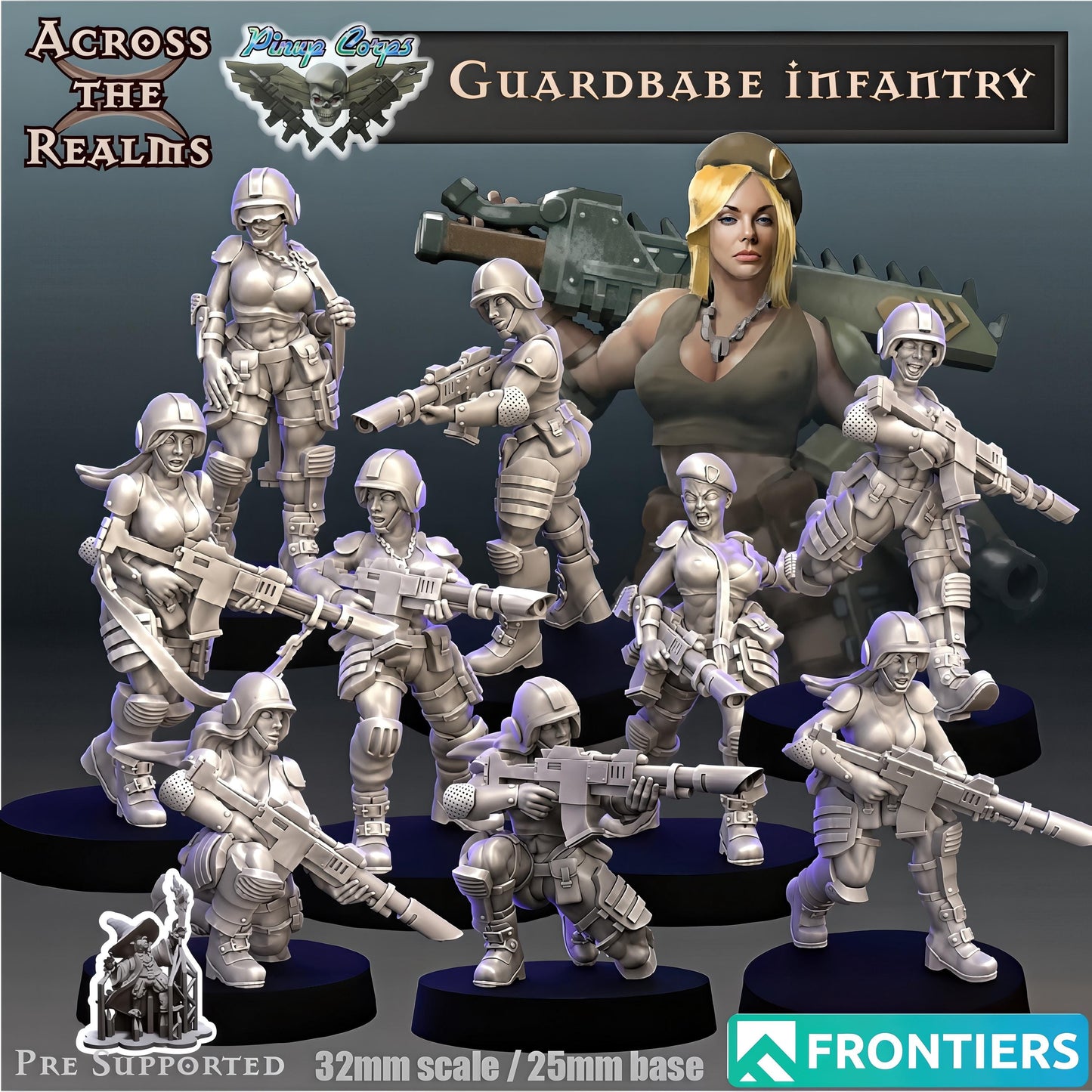 Pinup Corps 28x Guardbabe Infantry