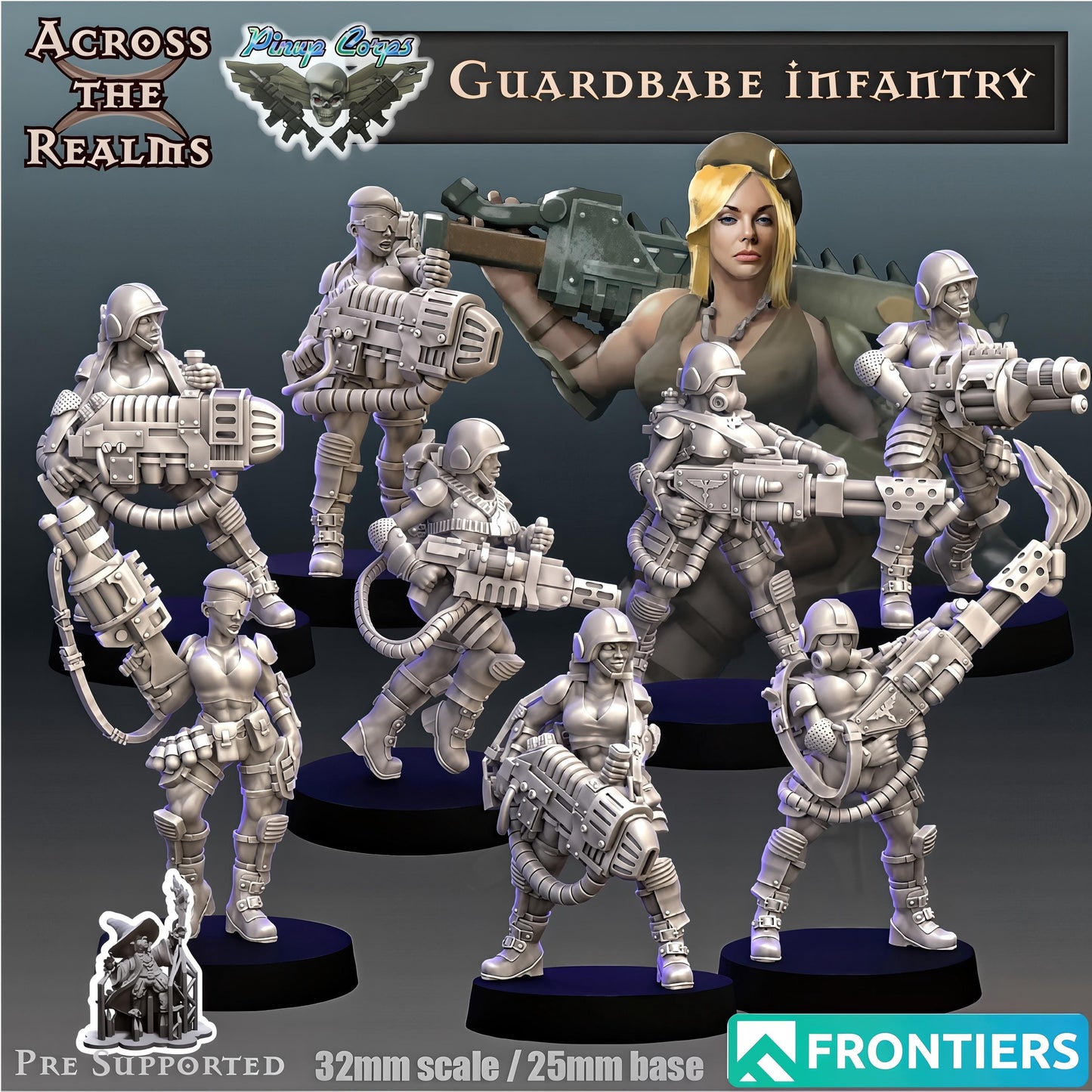 Pinup Corps 28x Guardbabe Infantry