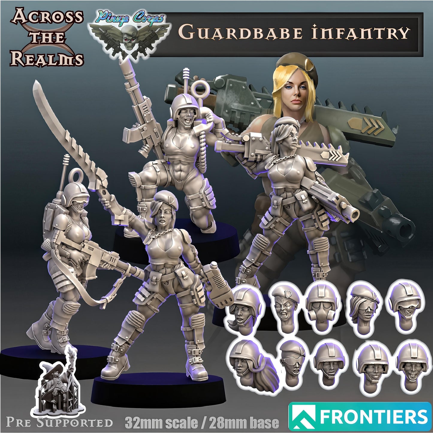 Pinup Corps 28x Guardbabe Infantry