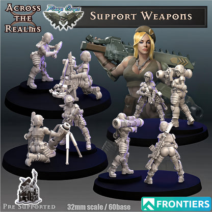 Pinup Corps Support Weapons