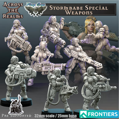 Pinup Corps 3x Stormbabe Special Weapons Update