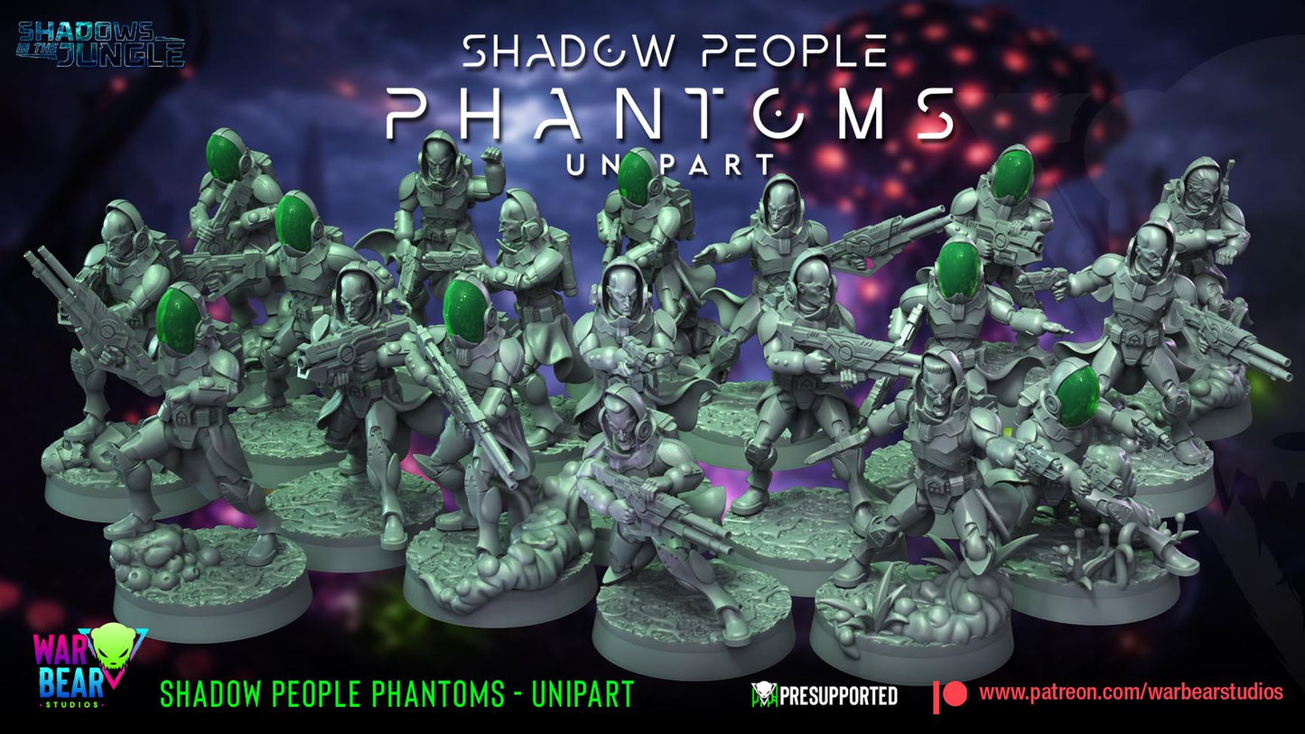 Shadow People Phantoms 19x