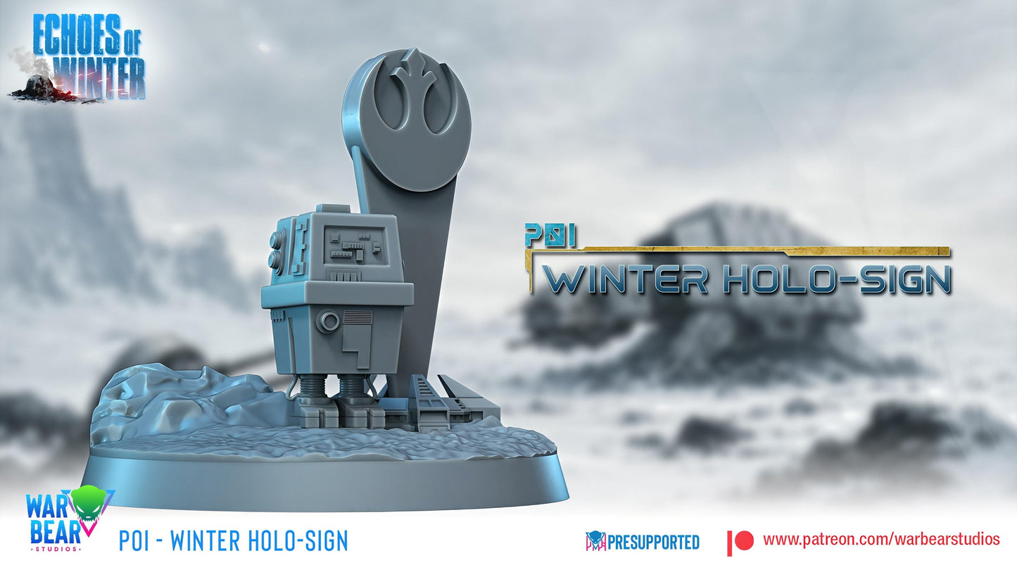 Winter Holo-Sign