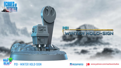 Winter Holo-Sign