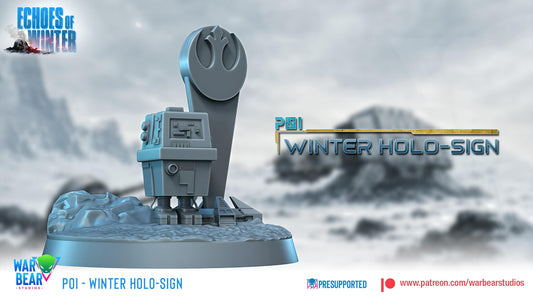 Winter Holo-Sign