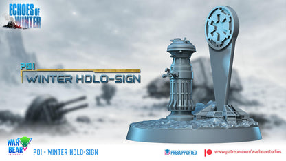 Winter Holo-Sign