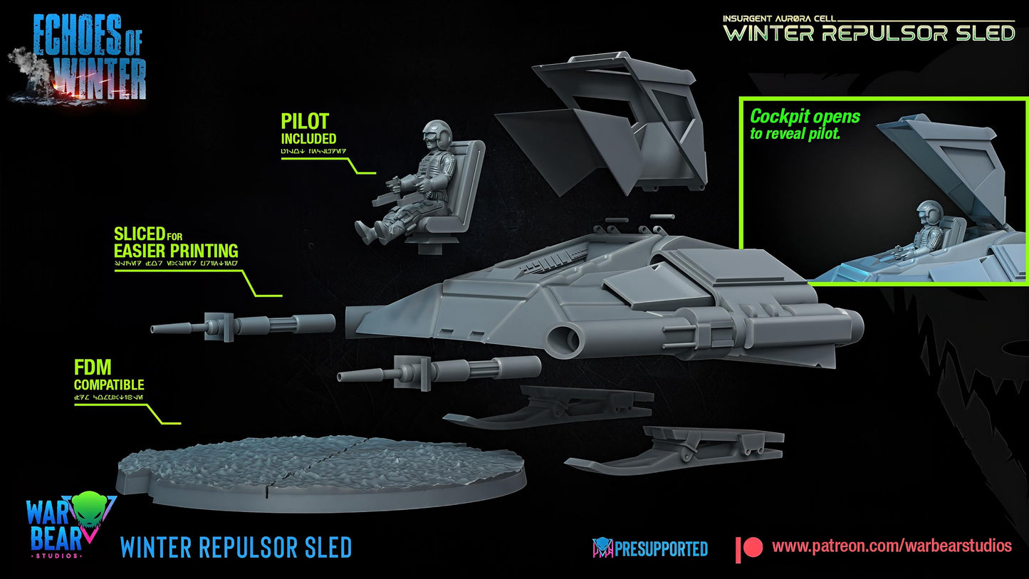 Winter Repulsor Sled