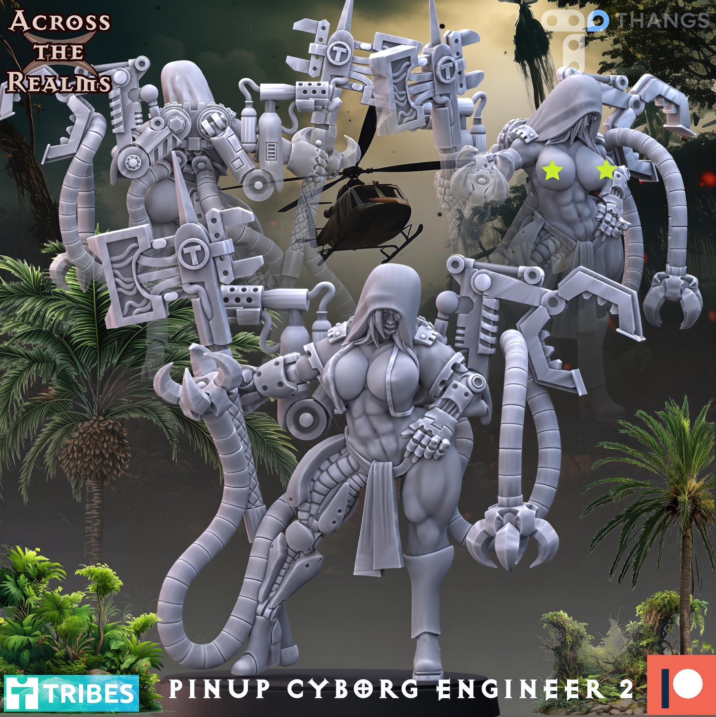 Pinup Cyborg Engineer 2