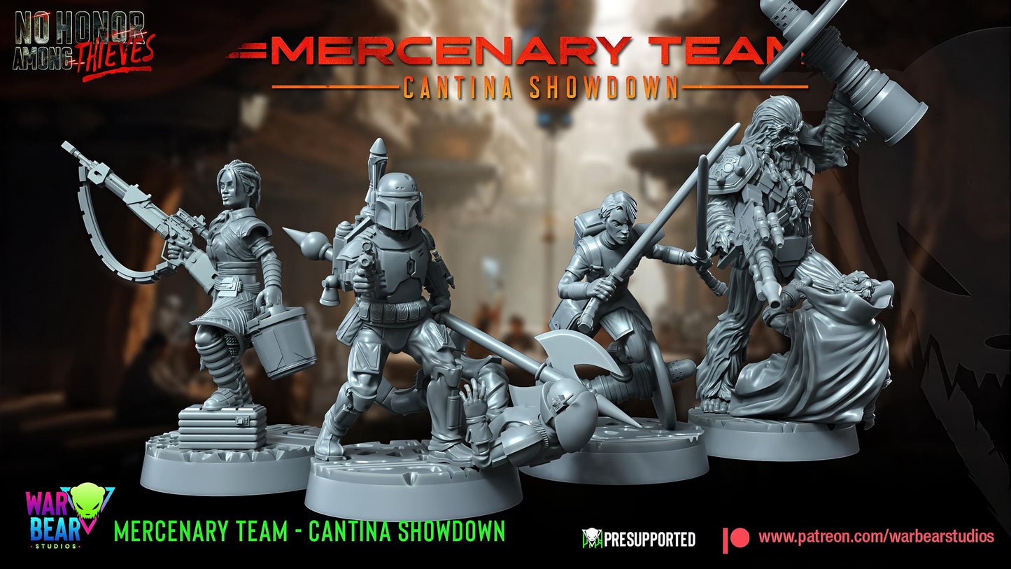 Mercenary Team Cantina Showdown