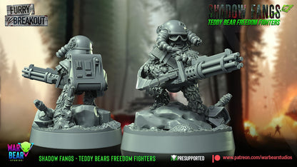 Shadow Fangs Teddy Bears Freedom Fighters