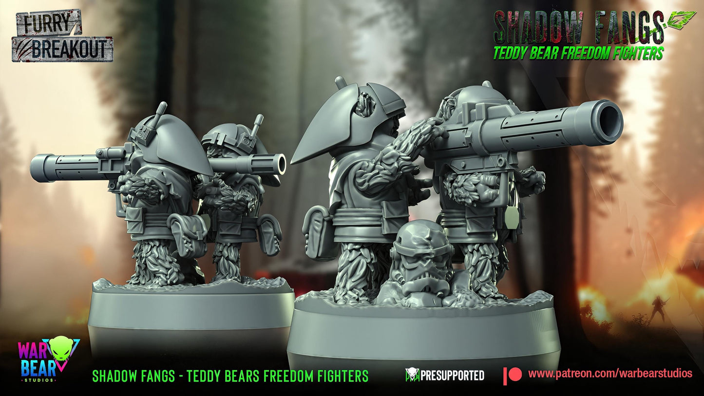 Shadow Fangs Teddy Bears Freedom Fighters
