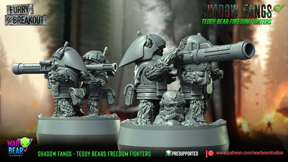 Shadow Fangs Teddy Bears Freedom Fighters