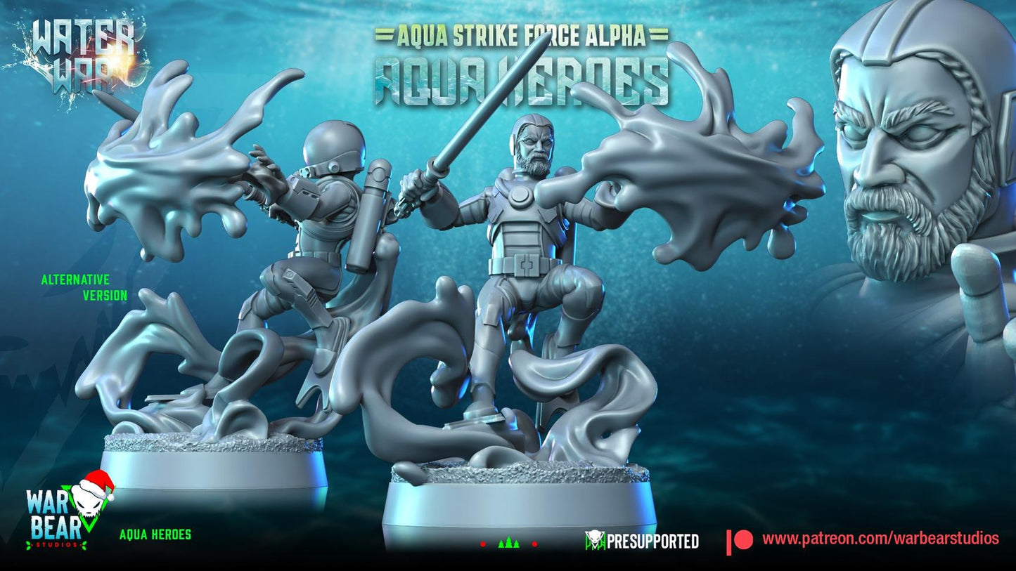 Aqua Strike Force Alpha Aqua Heroes