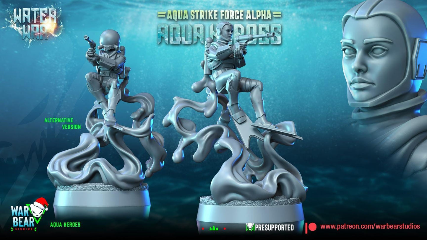 Aqua Strike Force Alpha Aqua Heroes