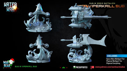 SUB-W Droid Battalion Viperkrill Sub