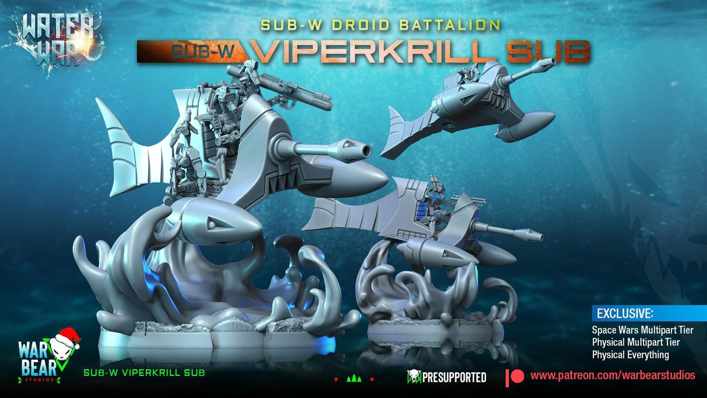 SUB-W Droid Battalion Viperkrill Sub