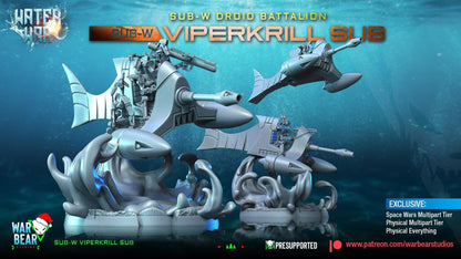 SUB-W Droid Battalion Viperkrill Sub