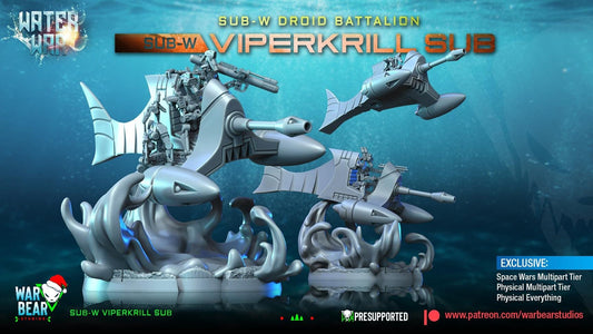 SUB-W Droid Battalion Viperkrill Sub