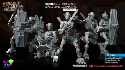 PK-188 Droid Battalion Mountain SpecOps Clankers