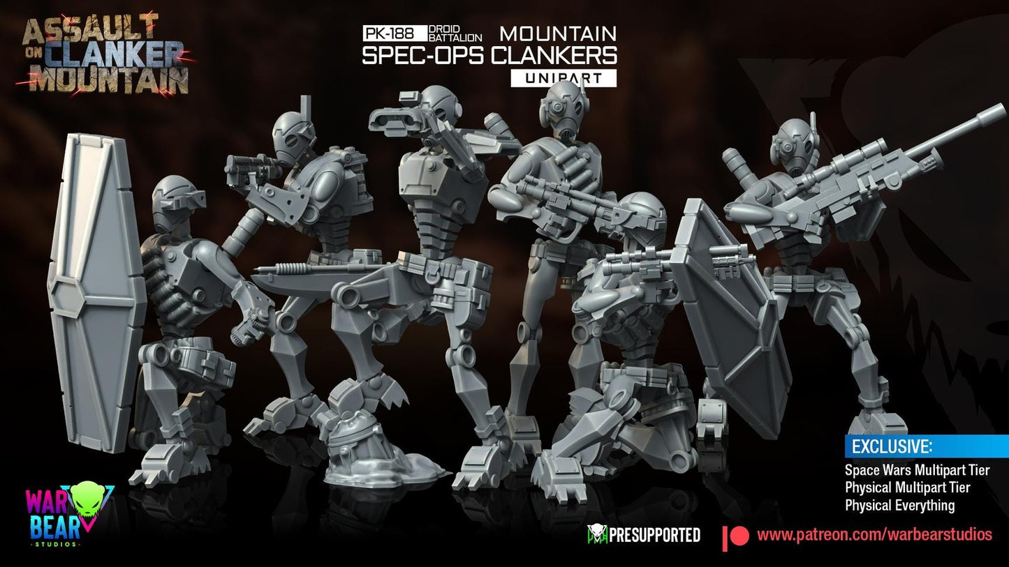 PK-188 Droid Battalion Mountain SpecOps Clankers