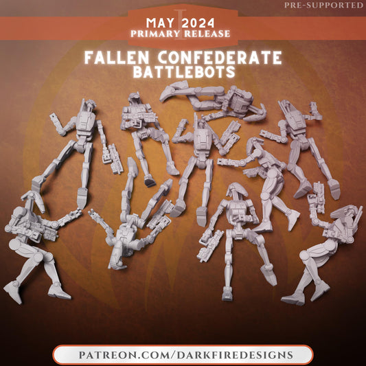 Fallen Confederate Battle Bots